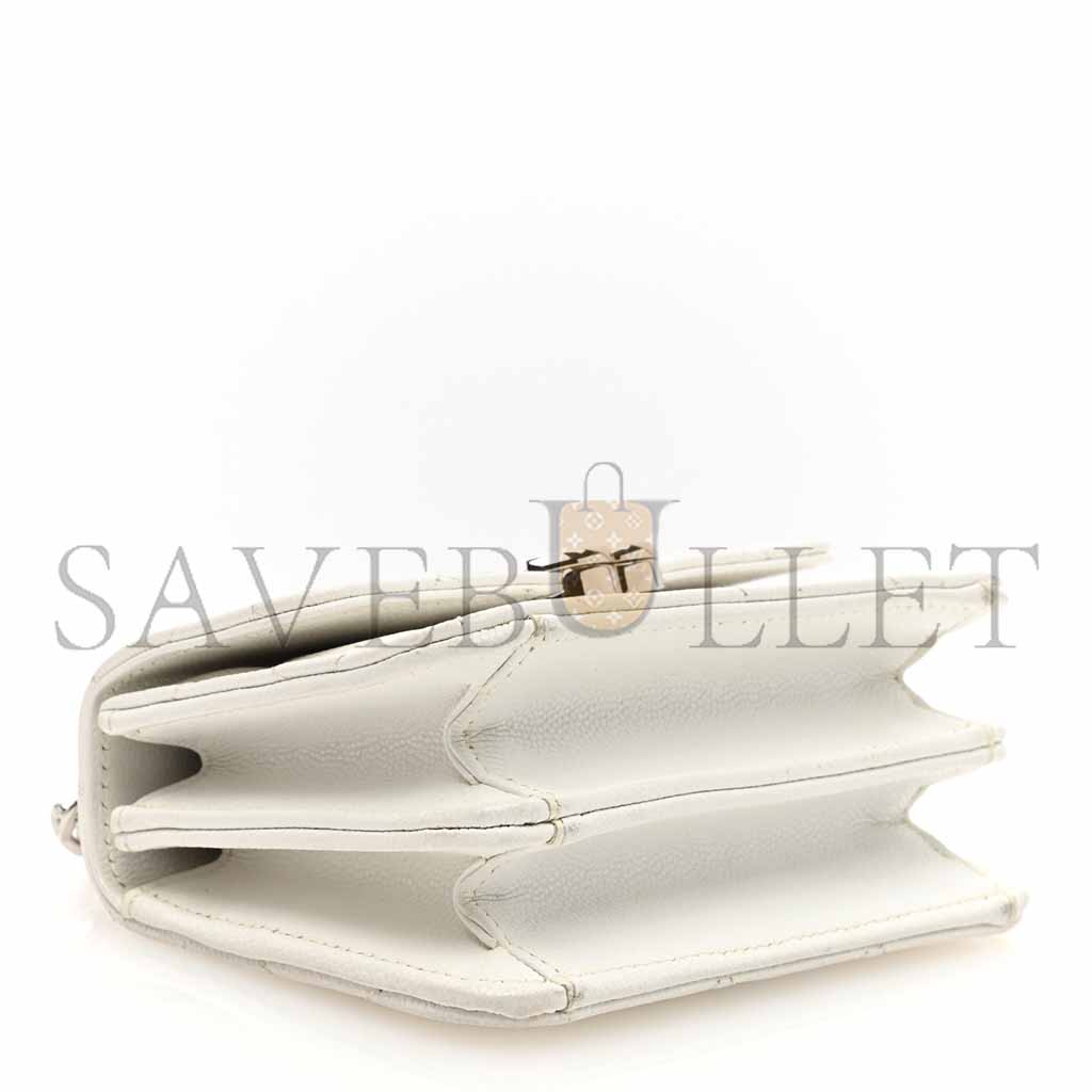 CHANEL CAVIAR QUILTED PICK ME UP CLUTCH WITH CHAIN (13*9.5*6cm) 